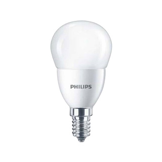 ถูกที่สุด✅  PHILIPS หลอดไฟ LED E14 รุ่น LED 6.5W E14/P50 WW กำลัง 6.5 วัตต์ Warmwhite Light Bulbs