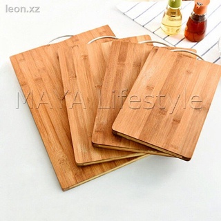 เขียงไม้ไผ่ เขียงครัว  เขียงไม้เนื้อแข็ง มีหลายขนาด พร้อมจัดส่ง Bamboo cutting board