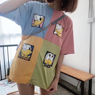 เสื้อยืดลายเป็ดสีอ่อน ส่งฟรี