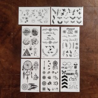 Tattoo Sticker 100 ลาย Set C