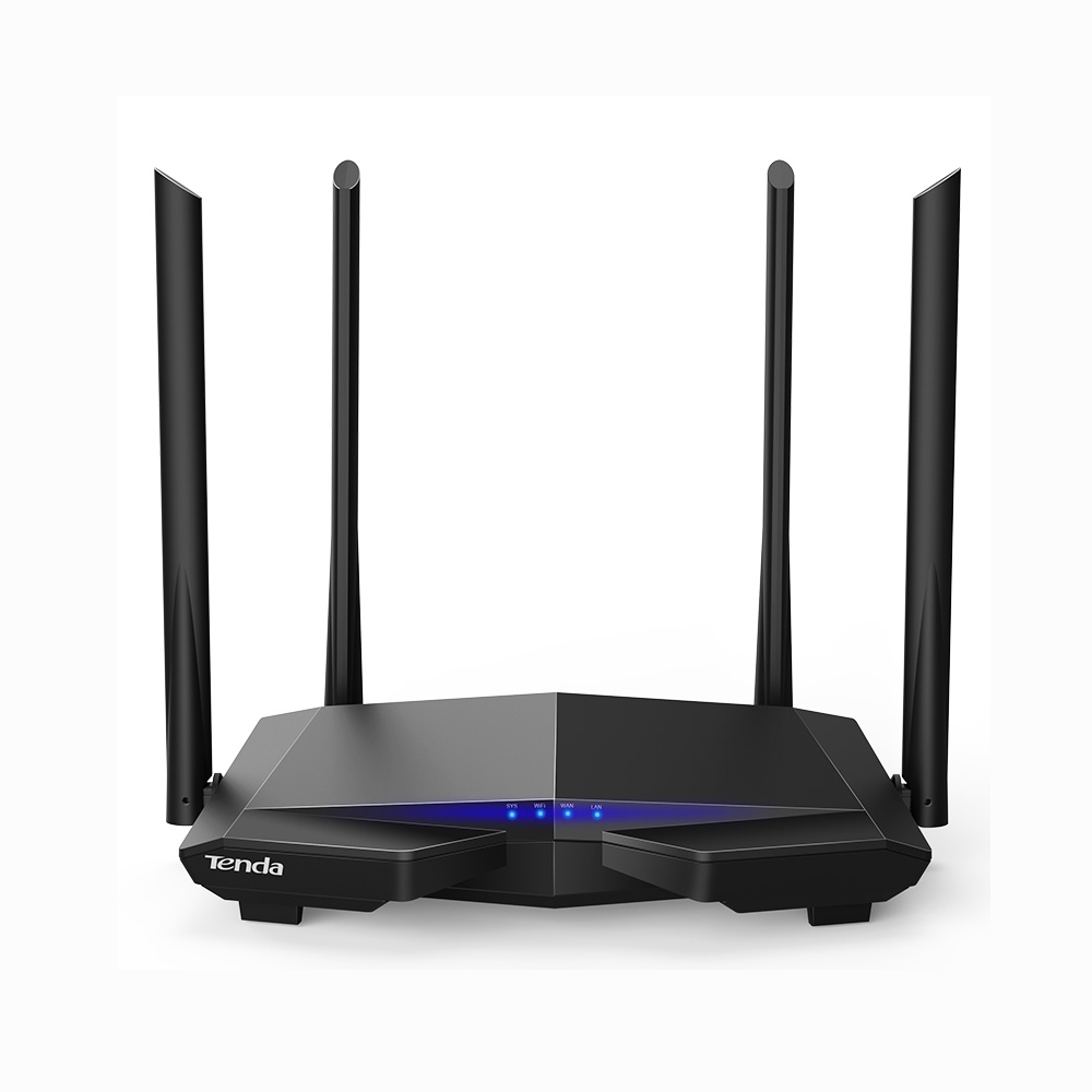 Tenda เราเตอร์ไร้สาย AC6 AC1200 เราเตอร์ไร้สายดูอัลแบนด์อัจฉริยะ