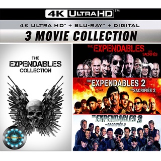 4K UHD หนัง The Expendables โคตรมหากาฬ ทีมเอ็กซ์เพนเดเบิ้ล Collection