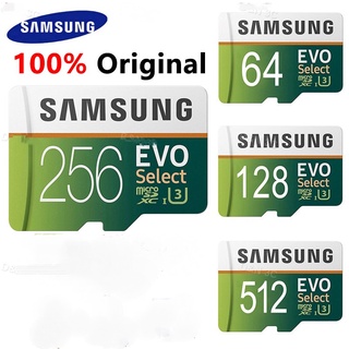 การ์ดหน่วยความจํา Micro SD สําหรับ Samsung EVO 32G 64G 128G 256G 512G TF 100MB s