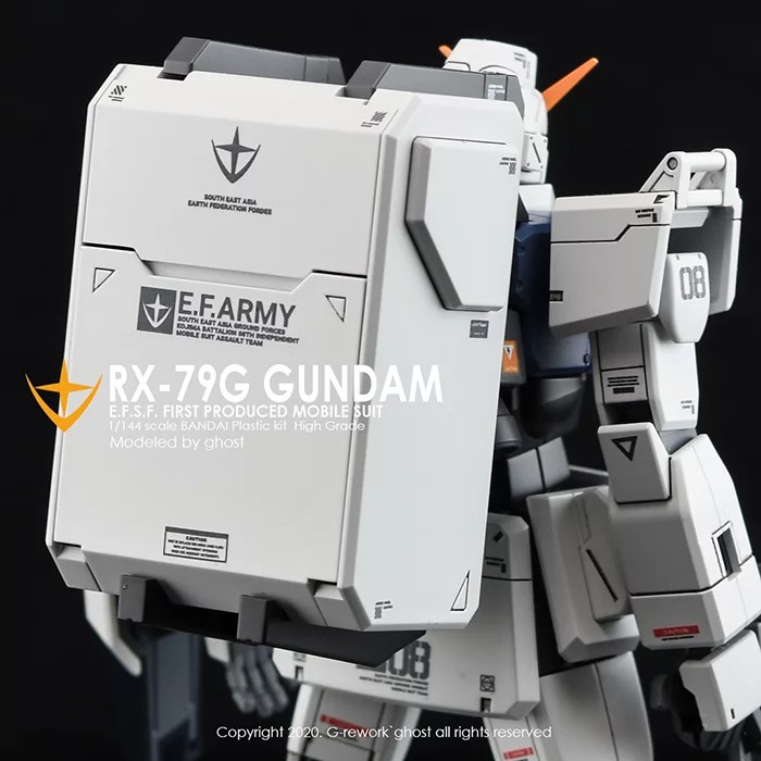 ดีคอลน้ำ [GHOST] HG08 s HG 1/144 RX 79 [G] EZ8 GUNDAM EZ8 WATER SLIDE DECAL ราคา ถูกที่สุด ดีลบีเคเค แกลเลอรีภาพที่ 9