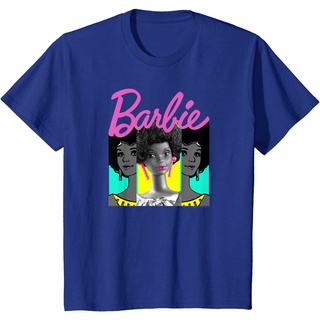 เสื้อยืดลําลอง คุณภาพสูง พิมพ์ลาย Barbie Triptych Portrait สไตล์เกาหลี สําหรับตุ๊กตาบาร์บี้