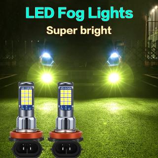 หลอดไฟตัดหมอก 24 led 3030 smd h1 h3 led h4 h7 h11 h8 dc 9006 สีขาวสําหรับรถยนต์ 1 ชิ้น