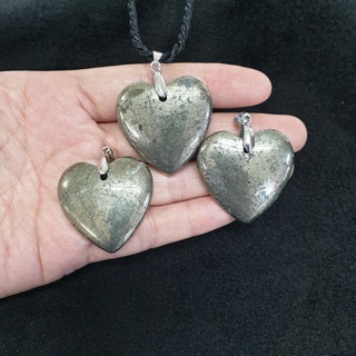 แร่ไพไรต์ทรงหัวใจ(Pyrite Heart)ชิ้นละ 300 หินไพไรต์ ไพไรต์ เพชรหน้าทั่ง(Pyrite)