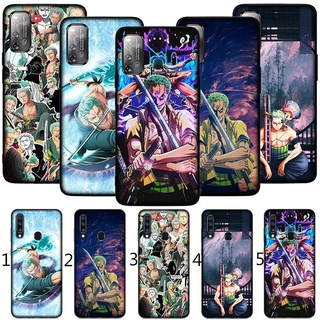 เคสซิลิโคนนิ่ม ลายวันพีช ZORO 104HE สําหรับ Samsung Galaxy S22 Plus Note 20 Ultra 10 9 8 Plus Lite