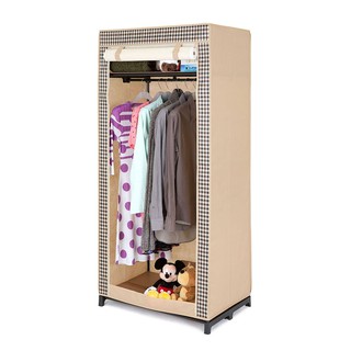 WARDROBE PIXEL SCOTCH 75X50X160CM ตู้เสื้อผ้ามีชั้นวาง PIXEL SCOTCH 75x50x160 ซม. ตู้เสื้อผ้า อุปกรณ์จัดเก็บเสื้อผ้า ผลิ