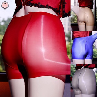 Plus Size Pantyhose Boxer Women Panties Sexy Ladies Transparent Silky Underwear High Quality