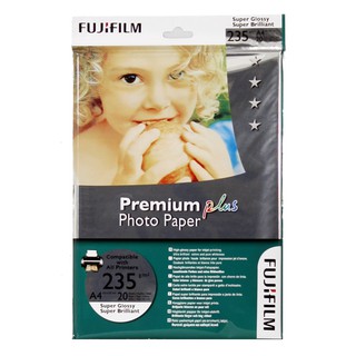 กระดาษโฟโต้ โกดัก ฟูจิ ผิวมัน A4 235 แกรม แพค 20 แผ่น Kodak Fuji Photo Inkjet Glossy Paper A4 235g/m2 20 sheets