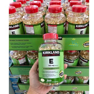 Kirkland Signature Vitamin E 180mg 500 Softgels เลซิติน อี