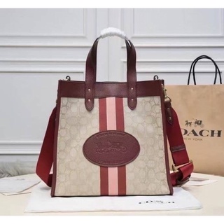 Coach  DEMPSEY TOTE  IN SIGNATURE JACQUARD COACH C1917