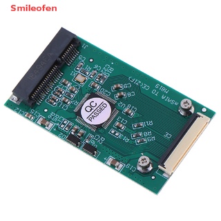 [Smileofen] ใหม่ อะแดปเตอร์แปลงสายเคเบิล การ์ด CE mSATA PCI-E SSD เป็น 40Pin ZIF ขนาดเล็ก 1.8 นิ้ว