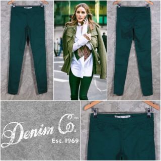 กางเกงขายาวสีเขียว Denim&amp;Co