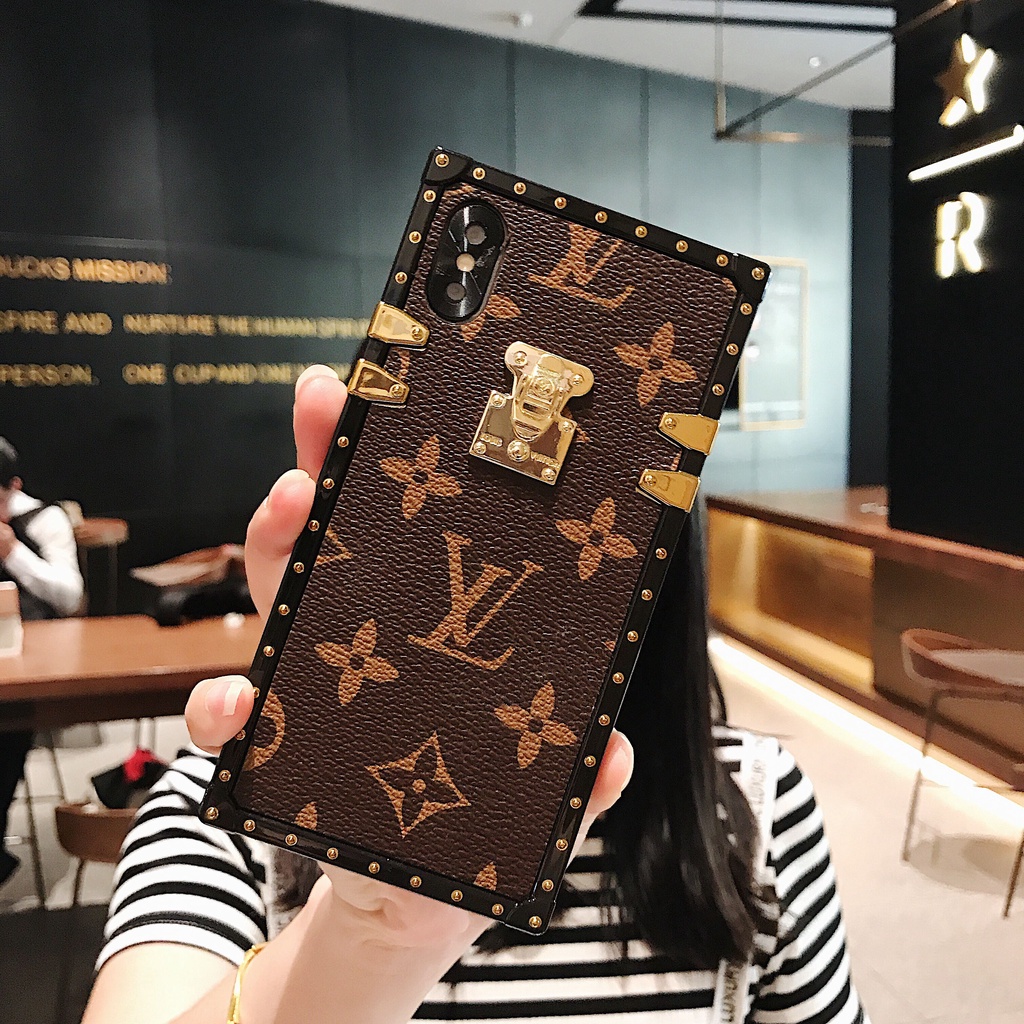ปลอกสําหรับ OPPO Reno 12 11 11F 10 9 8 7 6 5 Pro 8T 8Z 7Z 4G 5G 6Z 5Z 5F 4Z 4 4F 3 2Z 2F Z แบรนด์แฟชั่นหรูหรากันกระแทกสแควร์เคสโทรศัพท์