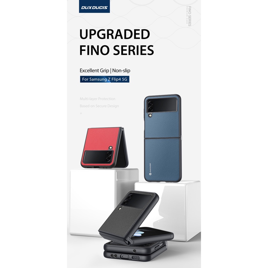CASE DUX DUCIS FINO NYLON SAMSUNG Z FLIP 4 DUX DUCIS FINO NYLON SOFT CASING