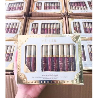 ลิปแมท จ้าา 💖 Lip stila 8แท่ง8โทนสี(1แพ็ก)