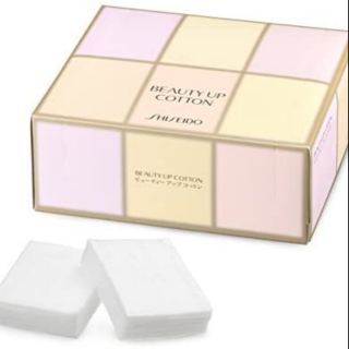 Shiseido beauty up cotton 108แผ่นในกล่อง