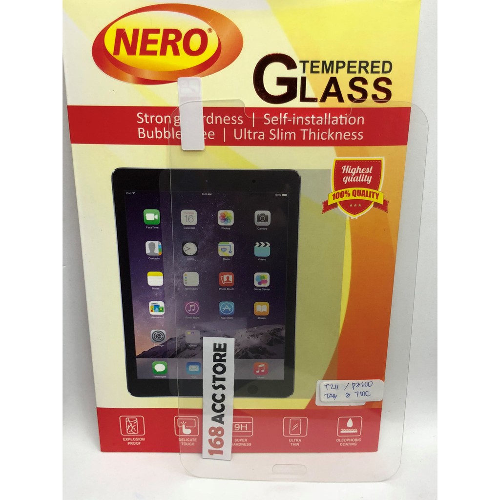 TEMPERED GLASS / ANTI-SCRATCH GLASS SAMSUNG TAB 3 7INC / T211 / P3200 NERO