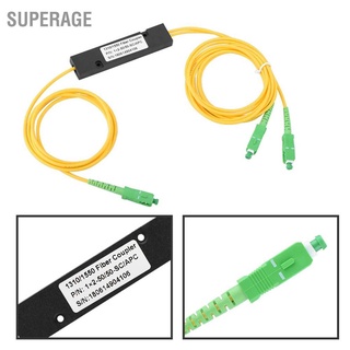 Superage Sc Apc 1X2 Plc Singlemode อุปกรณ์แยกเส้นใยออปติคอล Sc/Upc Pcl Splitter สําหรับคอมพิวเตอร์