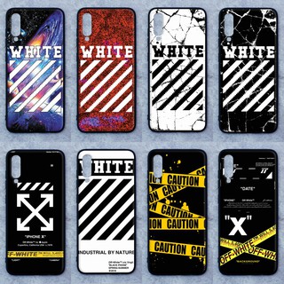 เคส Samsung  A70  ลาย WHITE  ขอบนิ่มหลังแข็ง เคสมือถือ เคสโทรศัพท์ Case