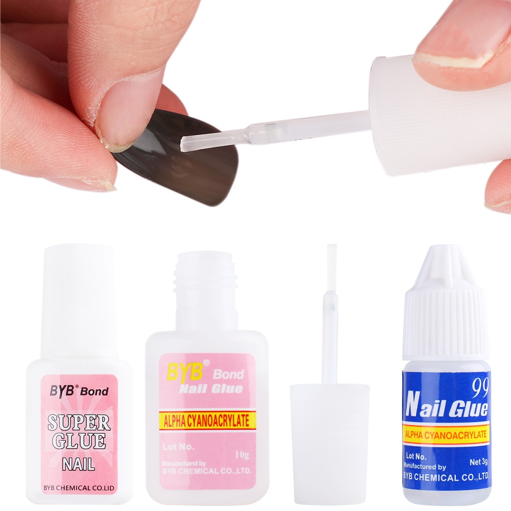 10g Nail Glue For Fake Nails Rhinestones Gel For Manicure Fast Drying Adhesive  Glue For False Nail Tips Stick Gems | Shopee Thailand