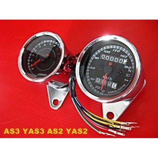 YAMAHA AS3 YAS3 AS2 YAS2 TACHOMETER &amp; SPEEDOMETER SET PAIR // มาตรวัด วัดรอบความเร็ว เรือนไมล์ สินค้าคุณภาพดี