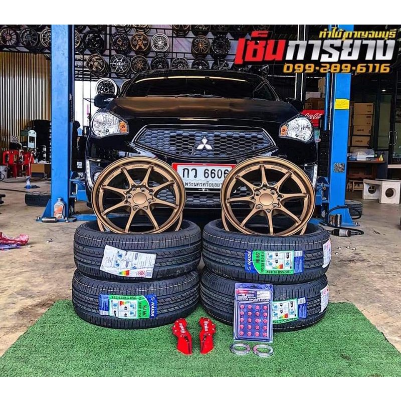 ล้อ​Ce28​  ขอบ15​ พร้อมยาง​ 195/50​R15, 195/55R15