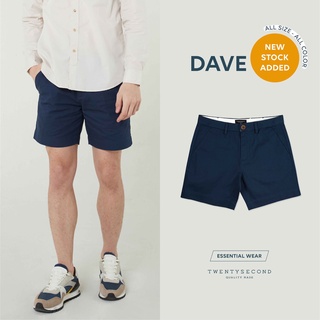 TWENTYSECOND กางเกงขาสั้น รุ่น Dave - สีน้ำเงิน / Navy