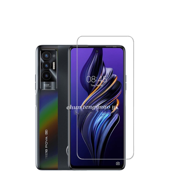 (2 ชิ้น) ฟิล์มกระจกนิรภัยกันรอยหน้าจอ HD แบบใส 9H สําหรับ Tecno Pova 3 Tecno Pova 2 Pova 5G Pova Neo #7