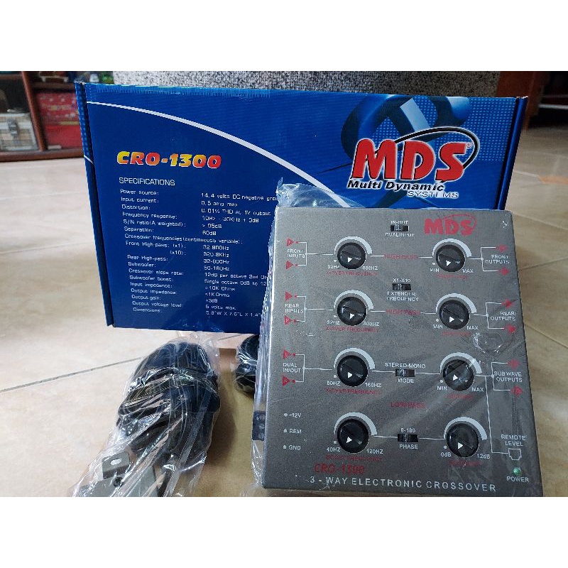 ครอสโอเวอร์ MDS ครอส 3ทาง +รีโมทบูส CRO-1300