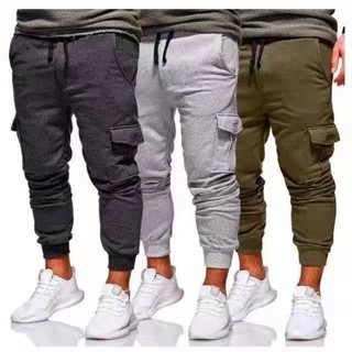 Korean New Four Pocket Jogger Cotton Pants For Men