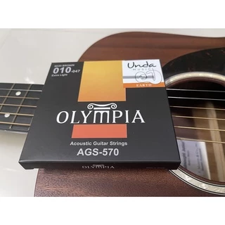 สายกีตาร์โปร่ง OLYMPIA แท้100% สายกีต้าร์อะคูสติค แบรนด์ดังจากประเทศเกาหลี เลือก เบอร์ 9ถึง12 FREEปิ๊กตีคอร์ด