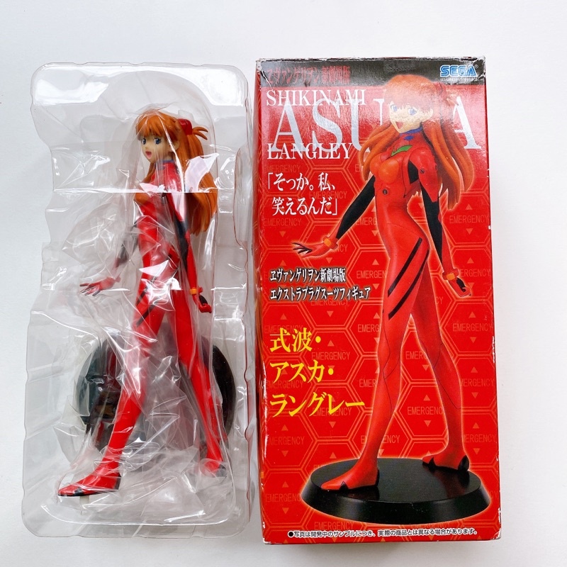 ASuka Evangelion- Shikinami Asuka Langley figure จาก Sega กล่องมีรอยนะคะ