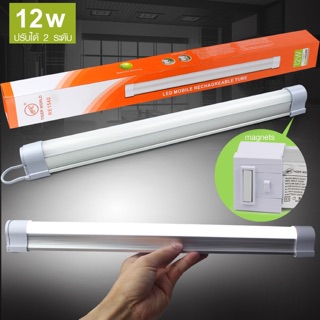 หลอดไฟ LED 12W สำหรับเดินป่า ตั้งแคมป์ ไฟฉุกเฉิน ชาร์จไฟบ้าน รุ่น RE1540