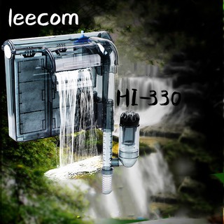 LEECOM HI-330 HI-430 HI-530 HI-630 กรองแขวนข้างตู้ปลา กรองน้ำ กรองแขวน สำหรับตู้ปลาขนาด 12-16 นิ้ว