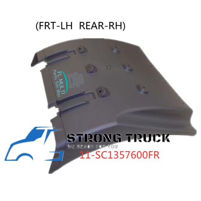 SCANIA 124R/P REAR TIRE REAR MUDGUARD LH/RH 1357599 / 1357600