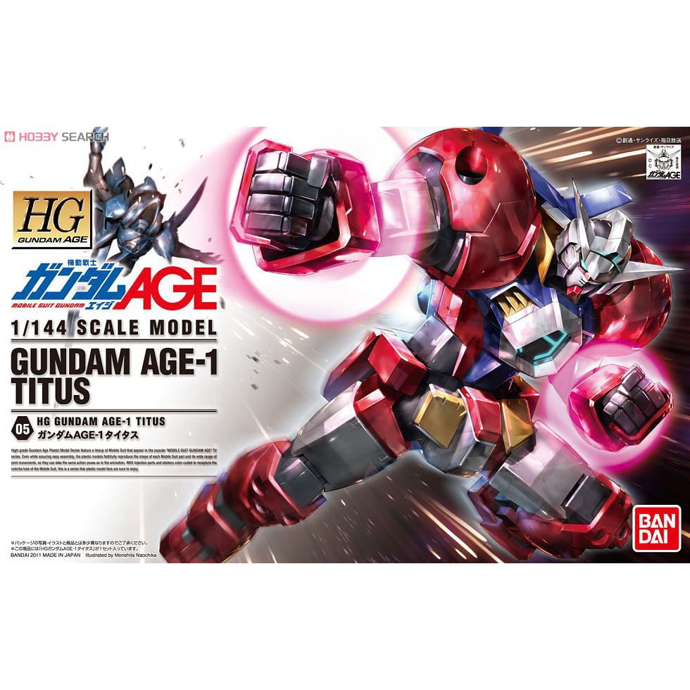 Bandai HG AGE Gundam AGE-1 Titus : 541 ByGunplaStyle