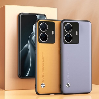 Vivo T1 / T1 Pro / T1x เคสหนัง PU ผิวด้าน กันกระแทก หรูหรา สไตล์ธุรกิจ