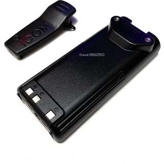 แบตลิเธียม วิทยุสื่อสาร icom v8 v82 3fgx 7.4v 3000mAh ครบชุด แบต คลิปหลัง ที่ชาร์จ รับประกัน 6 เดือน