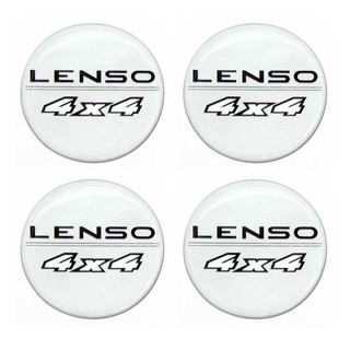 67mm. สติกเกอร์ LENSO 4x4 สติกเกอร์ติดดุมล้อ สติกเกอร์เรซิ่น กว้าง 67 มิล.(6.7เซนติเมตร)