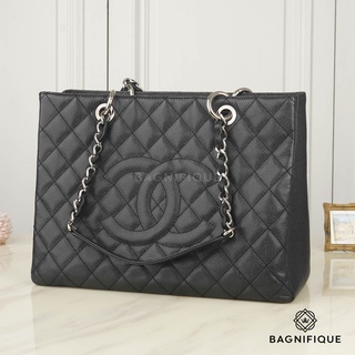 CHANEL GST BLACK CAVIAR SHW