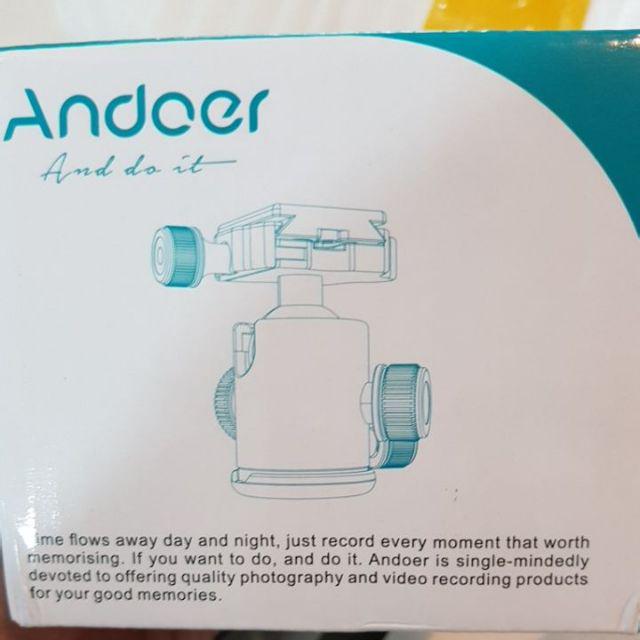 Andoer TB81X Tripod Ball Head 360 Degree Rotating Panoramic Ballhead