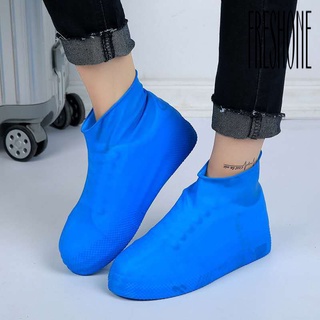 &lt;Shoe Cover&gt; ผ้าคลุมรองเท้าบูท กันฝน กันลื่น กันน้ํา ใช้ซ้ําได้ สําหรับรถจักรยานยนต์ 1 คู่