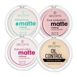 Gecomo คอนซีลเลอร์ แป้งอัดแข็ง กล้วย ควบคุมความมัน ติดทนนาน กันน้ํา 8 กรัม