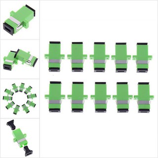 Tbth อะแดปเตอร์ไฟเบอร์ออปติก sc apc simplex 10 ชิ้น