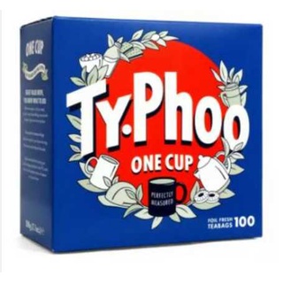 Typhoo One Cup 100 Teabags Blue Box (ไทฟู วัน คัพ ชาดำ 100 ถุง)