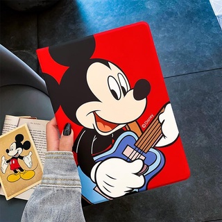 Mickey for เคสไอแพด   mini 5 6 เคส   air 1 2 3 4 5   pro 11 10.2 gen 7/8/9 Airbag tri-fold pen slot case