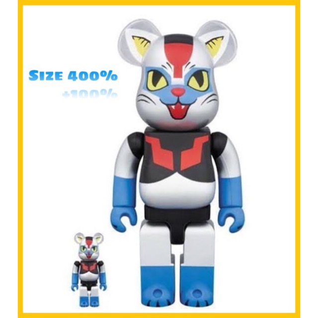 [ของแท้ แบ่งจ่ายสบายๆ 0%] Medicom Be@rbrick  Bearbrick Negora Konatsu Mazinger Z 400% & 100%(Set of 